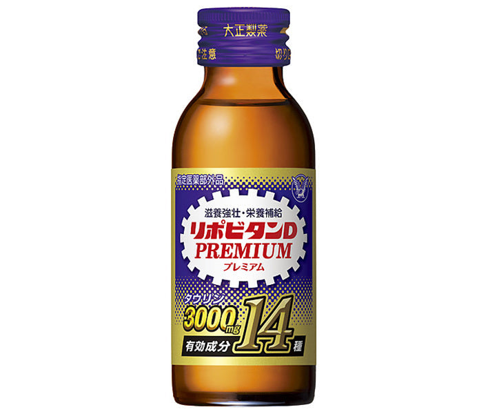 Taisho Pharmaceutical Lipovitan D Premium 100ml bottle x 50 bottles [shipped in Japan]
