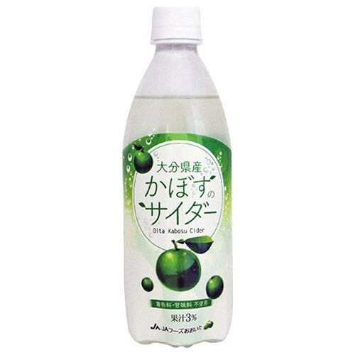 JA Foods Oita Kabosu no Cider 495ml plastic bottles x 24 bottles [shipped in Japan]
