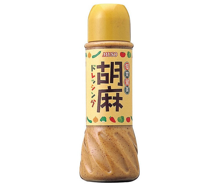 ムソー 旬菜健美 胡麻ドレッシング 390ml×12本入【日本出荷】