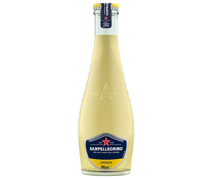 日仏貿易 サンペレグリノ イタリアンスパークリングドリンク リモナータ(レモン) 200ml瓶×24本入【日本出荷】