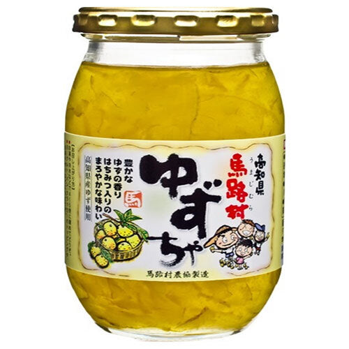 加藤美蜂園 日本ゆずレモン 馬路村ゆずちゃ 420g×12個入【日本出荷】