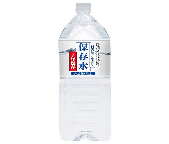 KFG pure natural alkaline preserved water 7 years preservation 2LPET x 6 bottles [shipped in Japan]