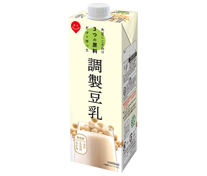 Sujata Adjusted soy milk made with only 3 ingredients with a focus on soybeans 1000ml paper pack x 6 bottles [shipped in Japan]