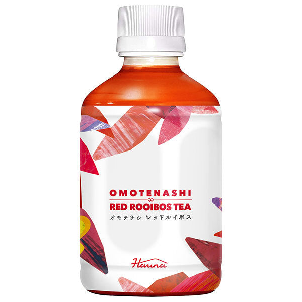 HARUNA Omotenashi Red Rooibos 280ml plastic bottle x 24 pieces [Shipped in Japan]