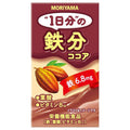 [Best before date: 2026.04.23 or later] Moriyama Dairy Products 1 day's worth of iron cocoa 125ml paper pack x 24 pieces [Shipped in Japan]