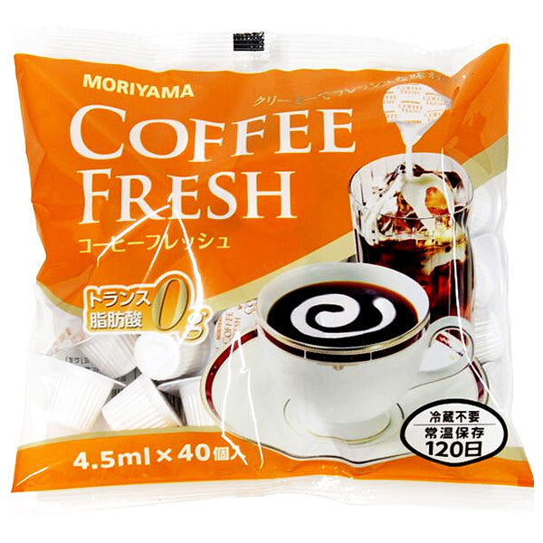 Moriyama Dairy Coffee Fresh 40 (4.5ml x 40 pieces) x 12 bags [shipped in Japan]