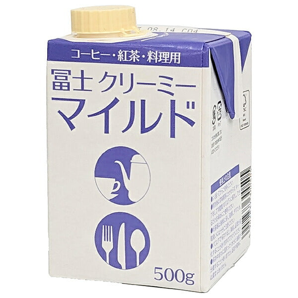 守山乳業 冨士 クリーミーマイルド 500g紙パック×12本入【日本出荷】