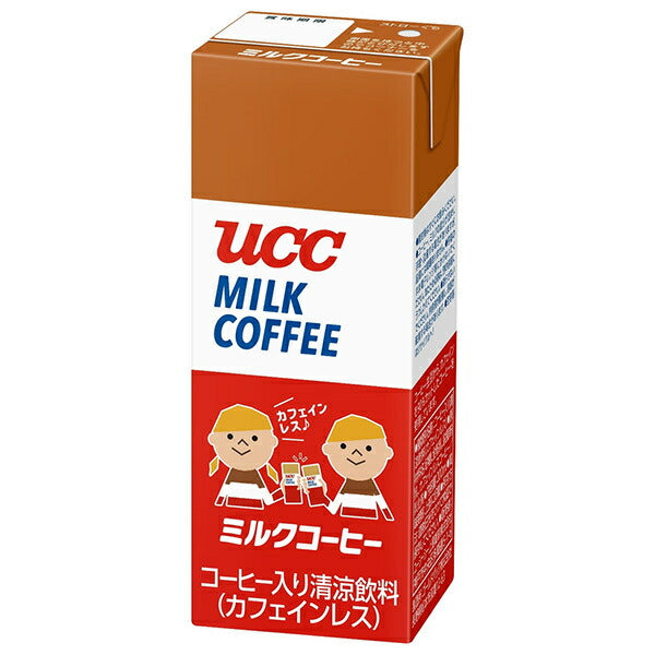 UCC ミルクコーヒー 200ml紙パック×24本入【日本出荷】