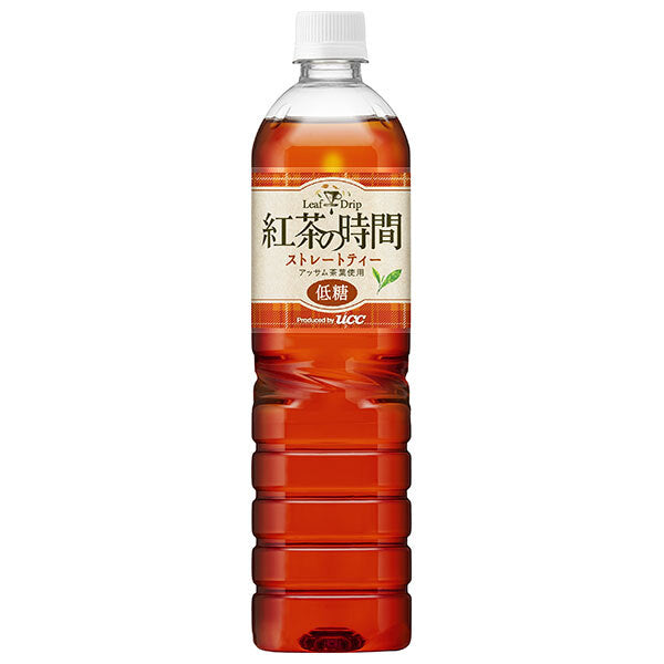 UCC Tea Time Straight Tea Low Sugar 900ml PET bottles x 12 pieces [Shipped in Japan]