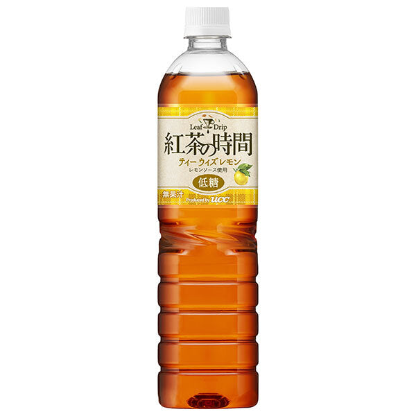 UCC 紅茶の時間 ティーウィズレモン 低糖 900mlペットボトル×12本入【日本出荷】