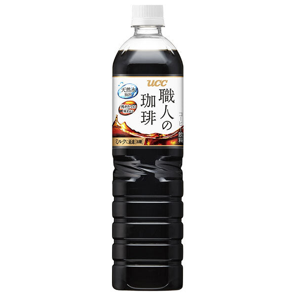 UCC Artisan Coffee Ideal for Milk (Sweetened) 900ml PET bottles x 12 bottles [Shipped in Japan]