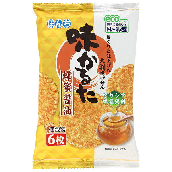 ぼんち 味かるた 蜂蜜醤油 6枚×12袋入【日本出荷】
