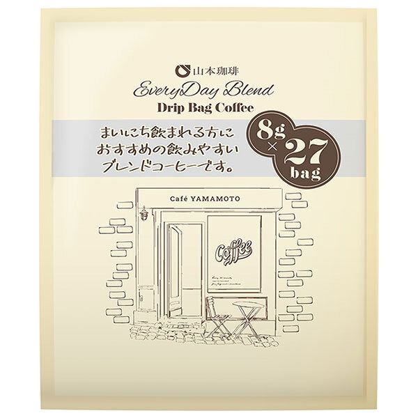 Yamamoto Coffee Everyday Blend Drip Bag (8g x 27P) x 6 bags [Shipped in Japan]