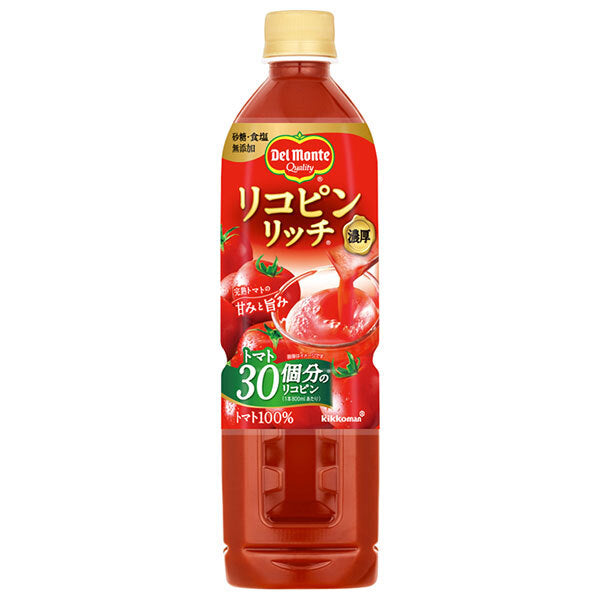 デルモンテ リコピンリッチ 800mlペットボトル×15本入【日本出荷】