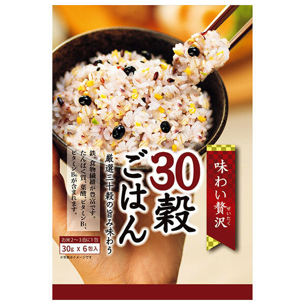 Seedsho Taste Luxury 30 grain rice (30g x 6) x 12 bags [shipped in Japan]