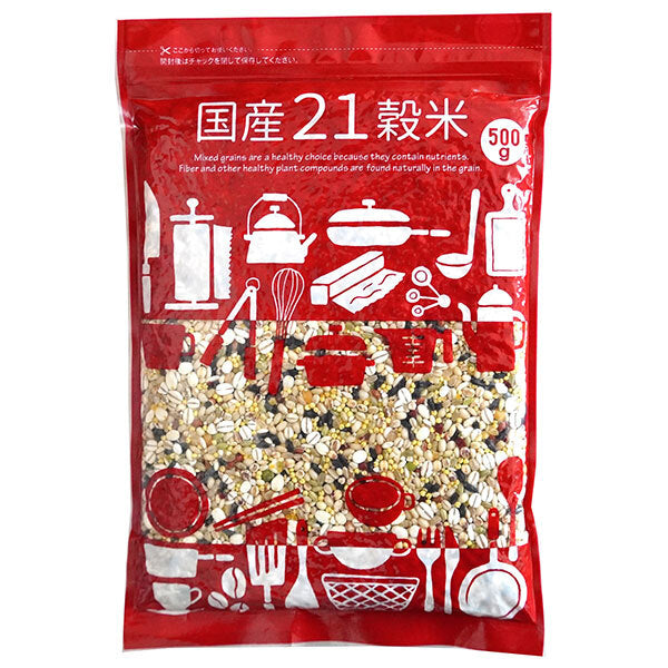 Seed Merchant Domestic 21-grain rice 500g x 20 bags [shipped in Japan]