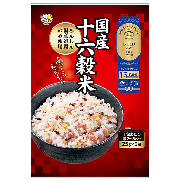 Seed Commercial Domestic 16 Grain Rice Sticks (25g x 6) x 12 bags [Shipped in Japan]