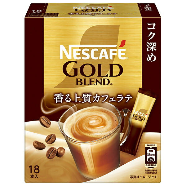 Nestlé Japan Nescafe Gold Blend Deep Rich Stick Coffee (7g x 18P) x 12 boxes [Shipped in Japan]