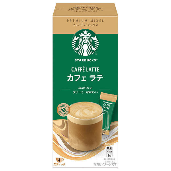 ネスレ日本 スターバックス プレミアム ミックス カフェラテ (18g×4P)×24箱入【日本出荷】