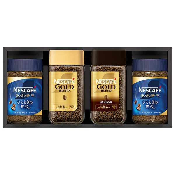 Nestlé Japan Nescafe Premium Regular Soluble Coffee Gift Set (N30-AS) [Shipped in Japan]