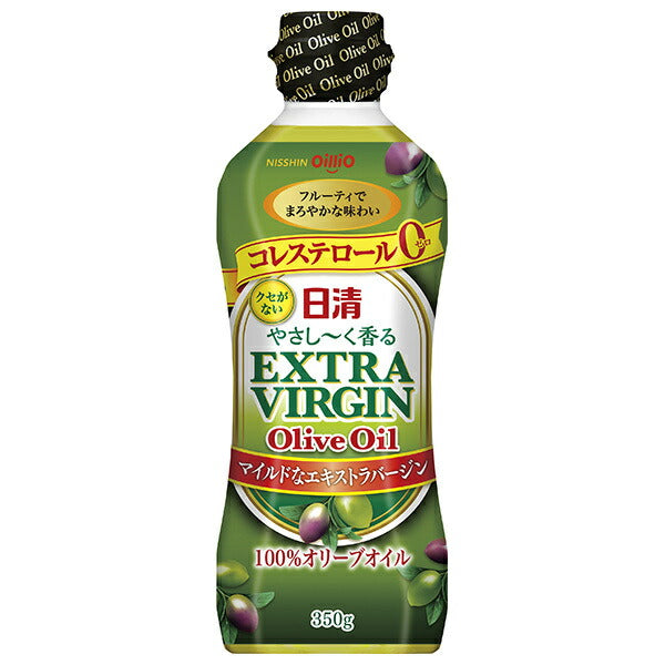 日清オイリオ 日清 やさし〜く香る エキストラバージンオリーブオイル 350gペットボトル×10本入【日本出荷】