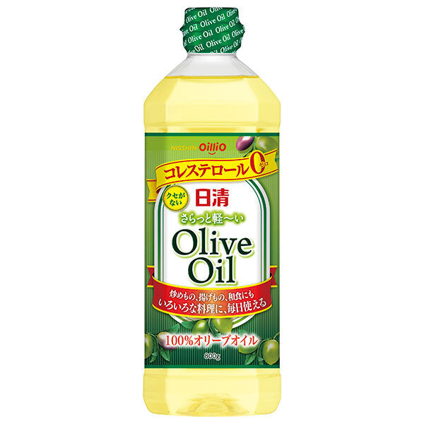 Nissin Oilio Nissin Smooth and Light Olive Oil 800g plastic bottles x 8 pieces [shipped in Japan]