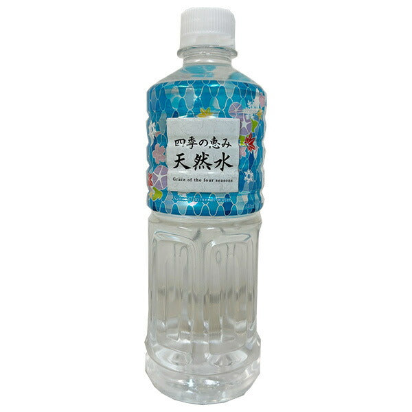 ミツウロコ 四季の恵み 天然水 550mlペットボトル×24本入【日本出荷】