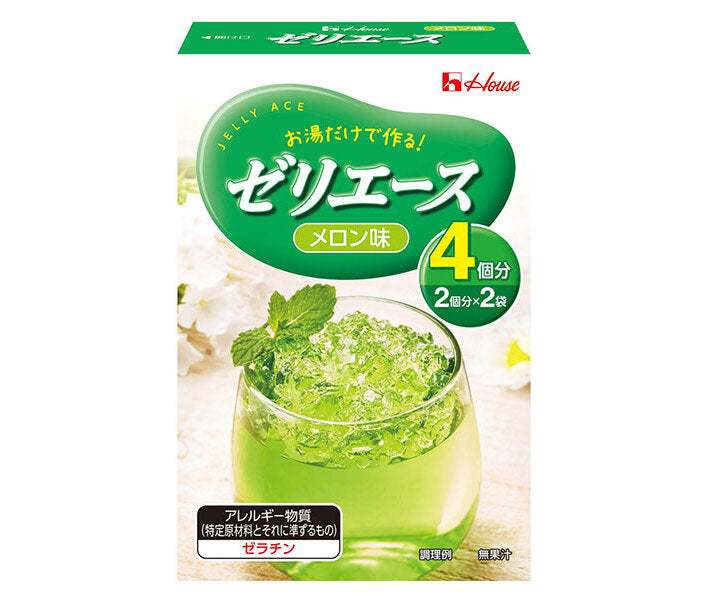 House Foods Jelly Ace Melon Flavor 92g x 10 boxes [shipped in Japan]