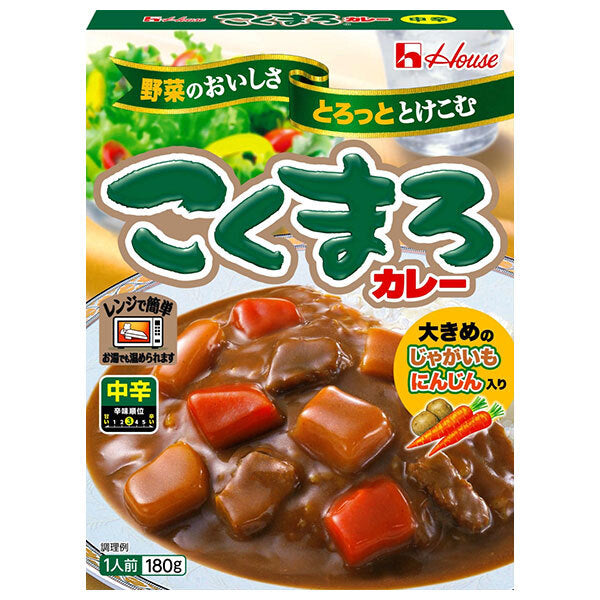 ハウス食品 こくまろカレーレトルト 中辛 180g×30個入【日本出荷】