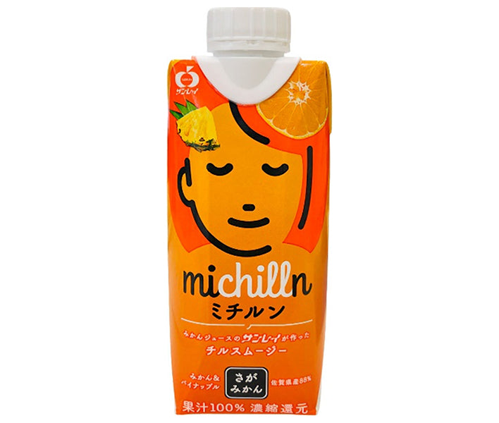 JA Beverage Saga Michirun 330ml paper pack x 12 bottles [shipped in Japan]