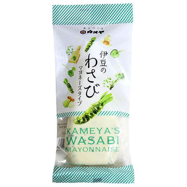 カメヤ食品 伊豆わさびマヨネーズタイプS 130g×10本入【日本出荷】