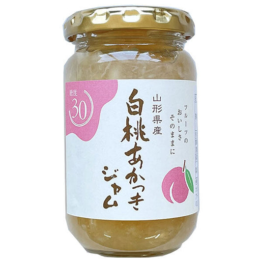 Izu Fermente Yamagata Prefecture White Peach Akatsuki Jam 180g x 12 pieces [Shipped in Japan]