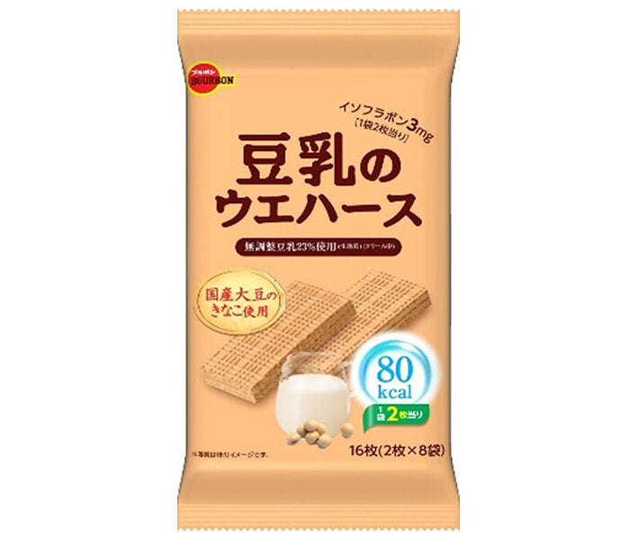 Bourbon soy milk wafers (2 pieces x 8 bags) x 12 (6 x 2) pieces [shipped in Japan]