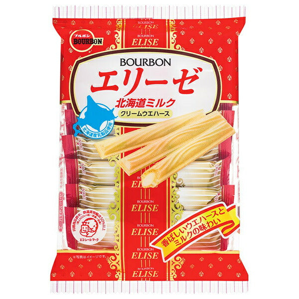 Bourbon Elise Hokkaido Milk 16 bottles x 12 bags [shipped in Japan]