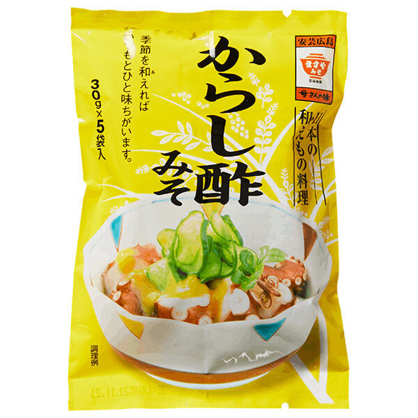 ますやみそ からし酢みそ 150g(30g×5袋)×12袋入【日本出荷】