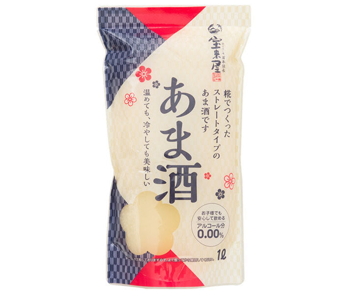 宝来屋 ストレートあま酒 1000ml×10本入【日本出荷】