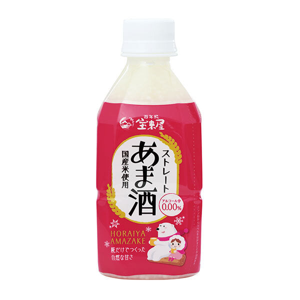 Horaiya Straight Amazake 350ml plastic bottle x 10 bottles [shipped in Japan]