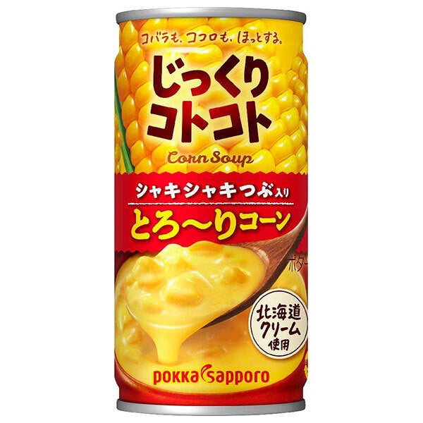 ポッカサッポロ じっくりコトコト とろ〜りコーン 190g缶×30本入【日本出荷】