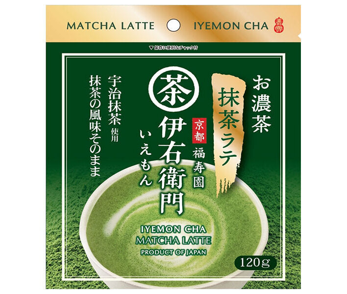 Uji Rouseicha Iyemon Oicha Matcha Latte 120g x 12 bags [Shipped in Japan]