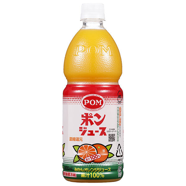 Ehime Beverage Ponjuice 800ml plastic bottles x 12 (6 x 2) bottles [shipped in Japan]