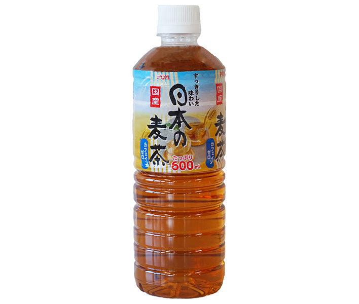 えひめ飲料 POM(ポン) 日本の麦茶 600mlペットボトル×24本入【日本出荷】