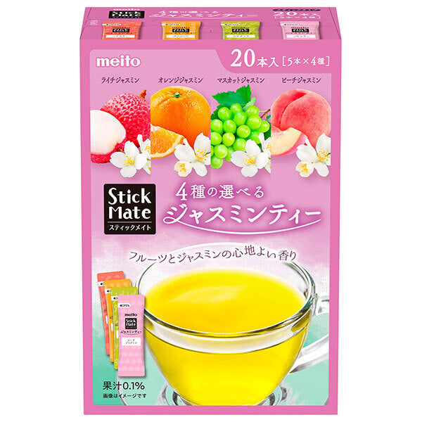 meito Stick Mate Jasmine Tea Assortment 20P x 6 boxes [shipped in Japan]