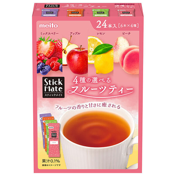 meito Stick Mate Fruit Assortment 24P x 6 boxes [shipped in Japan]