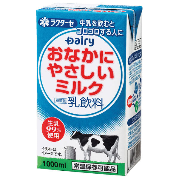 Minami Nippon Dairy Cooperative Dairy Stomach-friendly Milk 1L paper pack x 12 (6 x 2) pieces [Shipped in Japan]