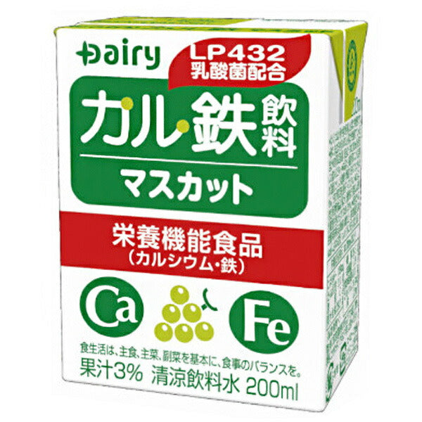 Minami Nippon Dairy Cooperative Daily Caltetsu Beverage Muscat 200ml paper pack x 18 bottles [shipped in Japan]