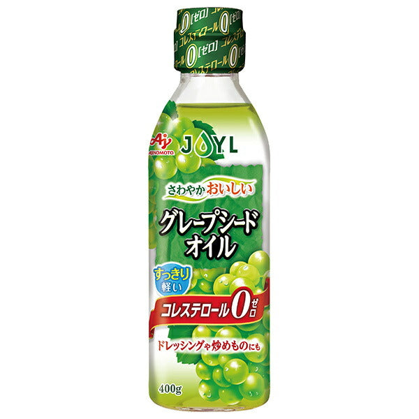 J-Oil Mills AJINOMOTO Grapeseed Oil 400g x 12 bottles [Shipped in Japan]