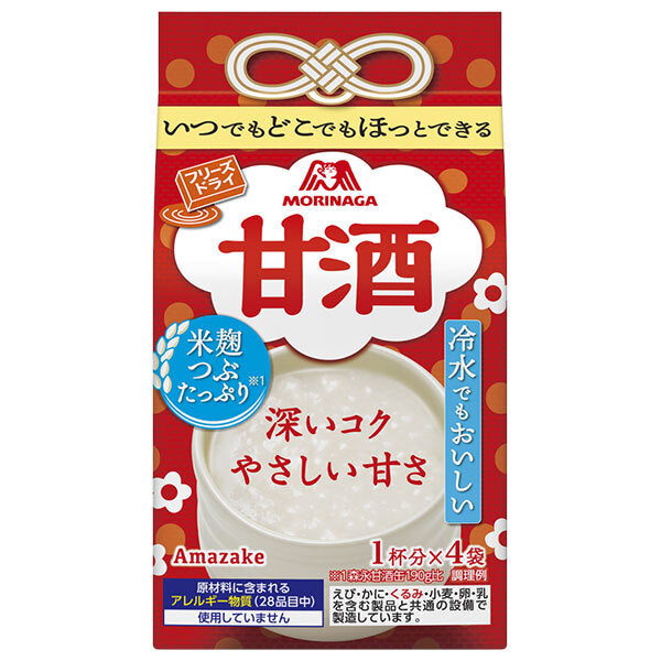 森永製菓 甘酒 4袋×10袋入【日本出荷】