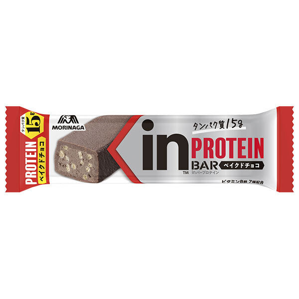森永製菓 inバー プロテイン ベイクドチョコ 12本入【日本出荷】