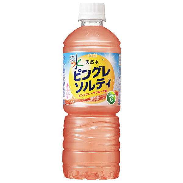 Asahi Soft Drinks Delicious Water Natural Water Pingre Salty 600ml PET bottle x 24 pieces [Shipped in Japan]