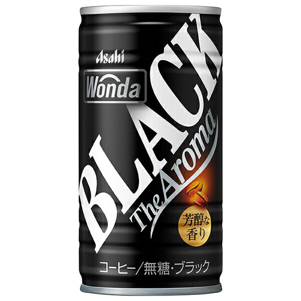 Asahi Beverage WONDA Black The Aroma 185g can x 30 pieces [Shipped in Japan]